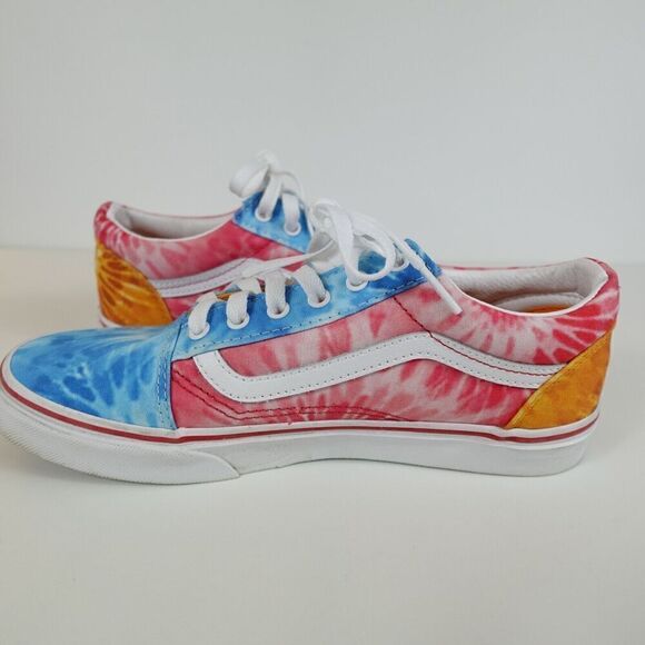 Vans Unisex Tie Dye Old Skool Lace Up Sneakers Size 6.5 - Picture 6 of 10